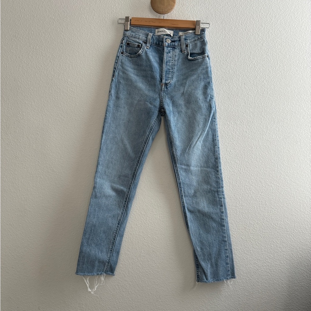 Denim Forum The Yoko High Rise Slim Jeans